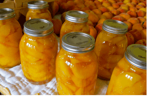 canning peaches without sugar