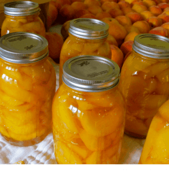 canning peaches without sugar